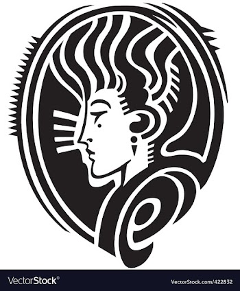 Beautiful face vector image