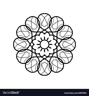 beautiful floral mandala design