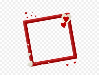 Beautiful heart-shaped frame 