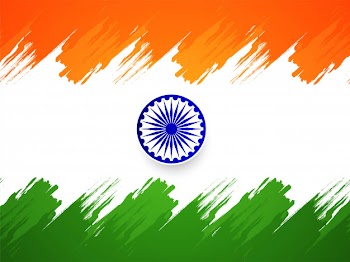Beautiful indian flag tricolor background Free Vector