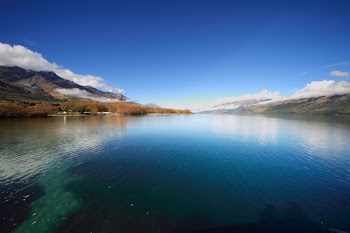 Beautiful mountain and lake at nz