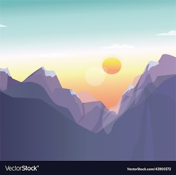 beautiful mountain landscape purple andes