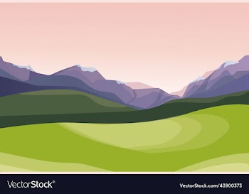 beautiful mountain landscape purple andes