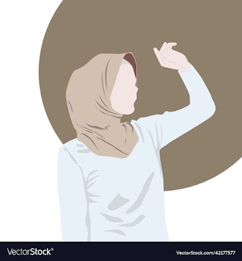 beautiful muslim woman wearing hijab
