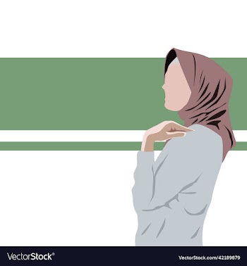 beautiful muslim woman wearing hijab