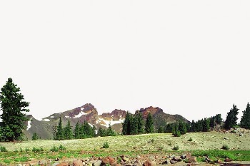 Beautiful nature background, landscape border | Free PSD - rawpixel