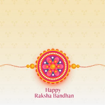 Beautiful raksha bandhan festival Free Vector