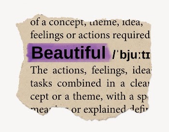 Beautiful ripped dictionary, editable word | Free PSD - rawpixel