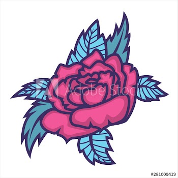 Beautiful rose tattoo