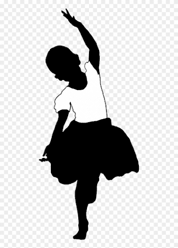 Beautiful Silhouettes Of Children - Child Dancing Clipart Black ...