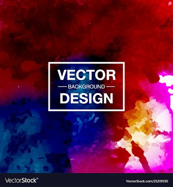 Beautiful watercolor background vector image