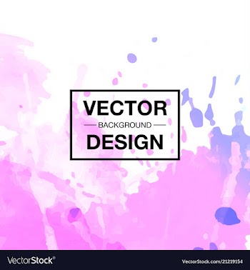 Beautiful watercolor background vector image
