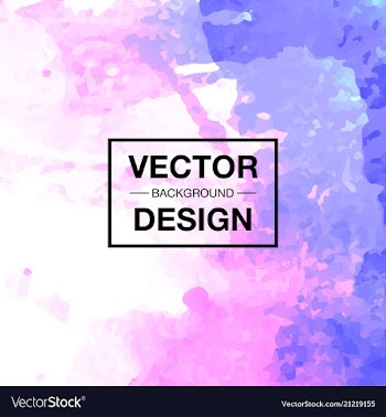 Beautiful watercolor background vector image