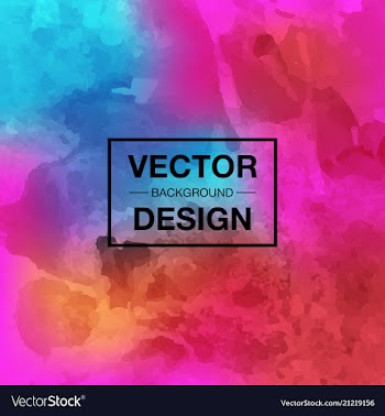 Beautiful watercolor background vector image
