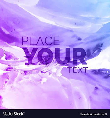 Beautiful watercolor background vector image