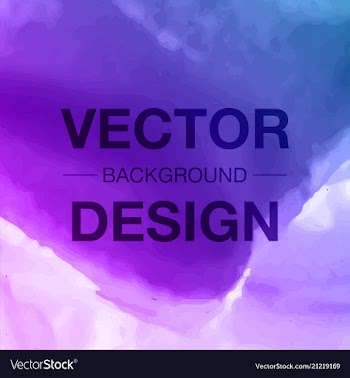 Beautiful watercolor background vector image
