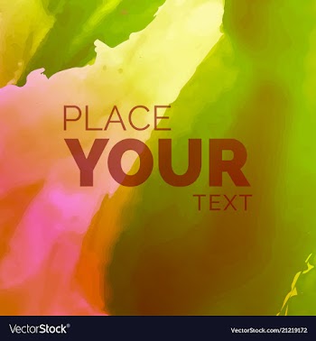Beautiful watercolor background vector image