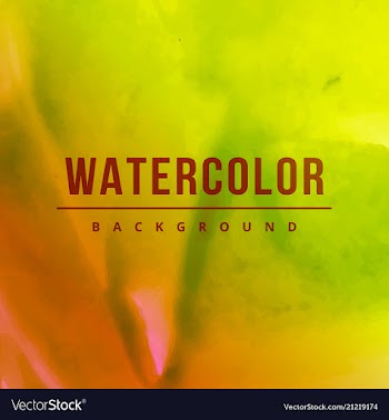 Beautiful watercolor background vector image
