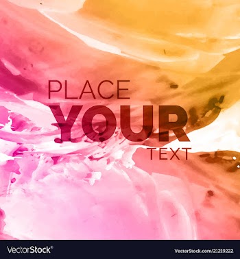 Beautiful watercolor background vector image