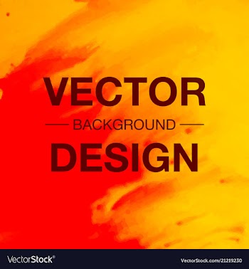 Beautiful watercolor background vector image