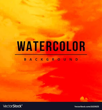 Beautiful watercolor background vector image