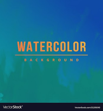 Beautiful watercolor background vector image