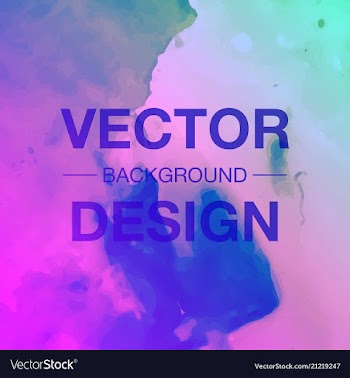 Beautiful watercolor background vector image
