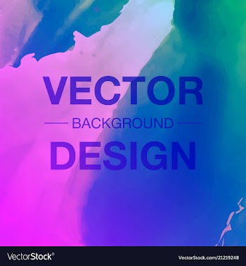 Beautiful watercolor background vector image