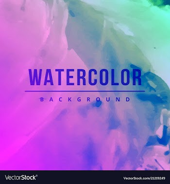 Beautiful watercolor background vector image
