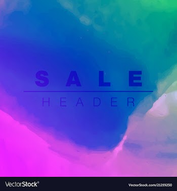Beautiful watercolor background vector image