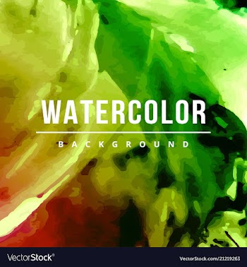 Beautiful watercolor background vector image