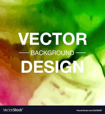 Beautiful watercolor background vector image