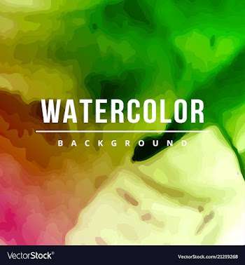Beautiful watercolor background vector image