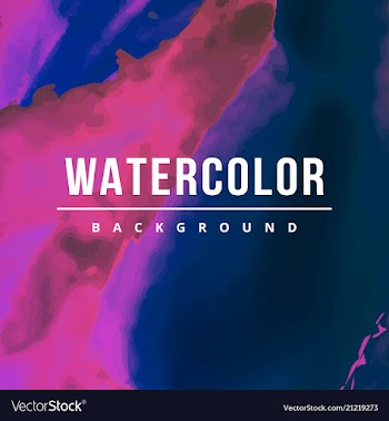 Beautiful watercolor background vector image