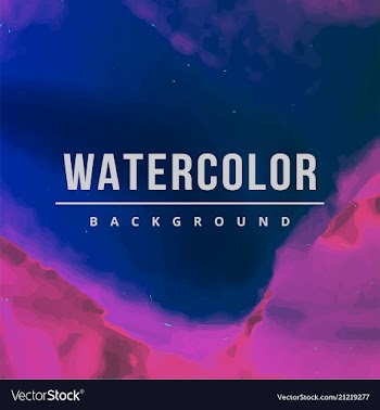 Beautiful watercolor background vector image