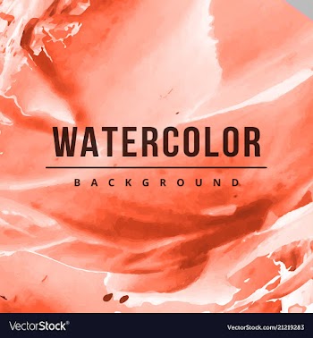 Beautiful watercolor background vector image