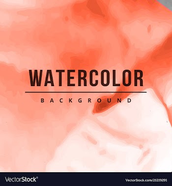 Beautiful watercolor background vector image