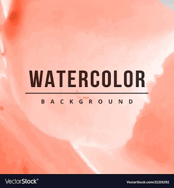 Beautiful watercolor background vector image