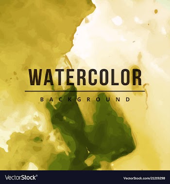 Beautiful watercolor background vector image
