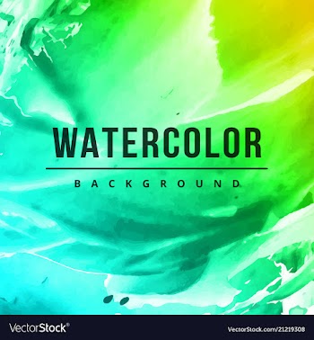 Beautiful watercolor background vector image