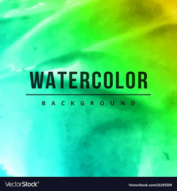 Beautiful watercolor background vector image