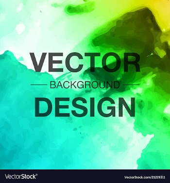 Beautiful watercolor background vector image