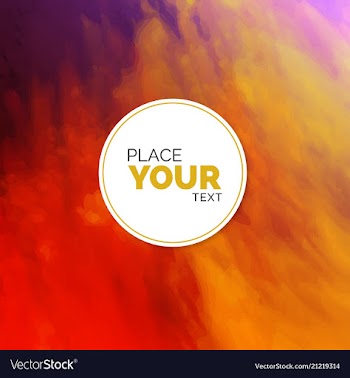 Beautiful watercolor background vector image