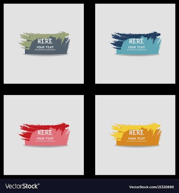 Beautiful watercolor backgrounds vector image