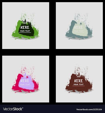 Beautiful watercolor backgrounds vector image