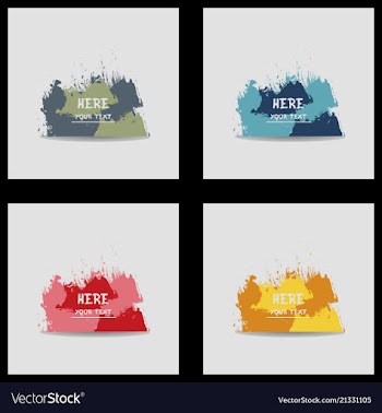 Beautiful watercolor backgrounds vector image
