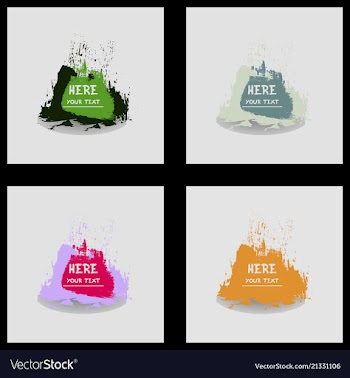 Beautiful watercolor backgrounds vector image