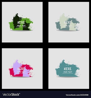 Beautiful watercolor backgrounds vector image