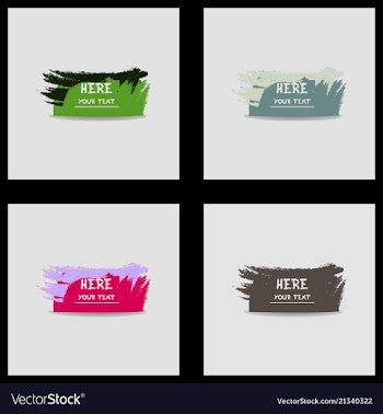 Beautiful watercolor backgrounds vector image