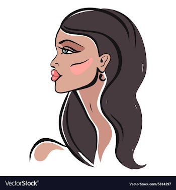  					Beautiful Woman Portrait vector image														